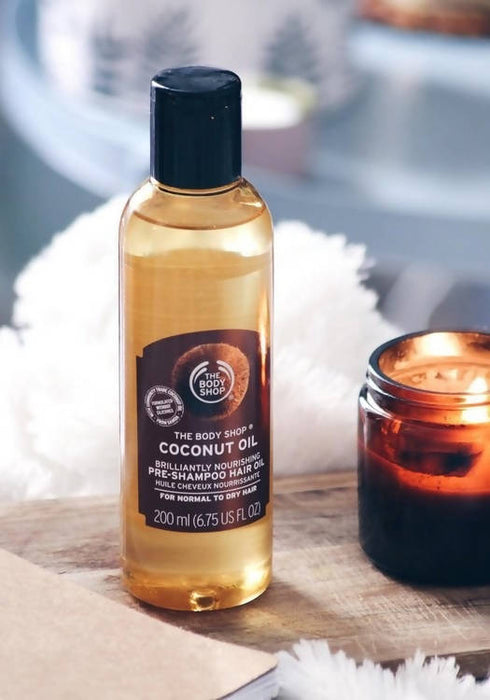 The Body Shop Coconut Oil Brillantly Nourishing PreShampoo Hair Oil