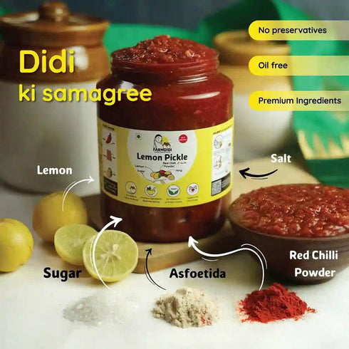 FARMDIDI Crushed Lemon Pickle