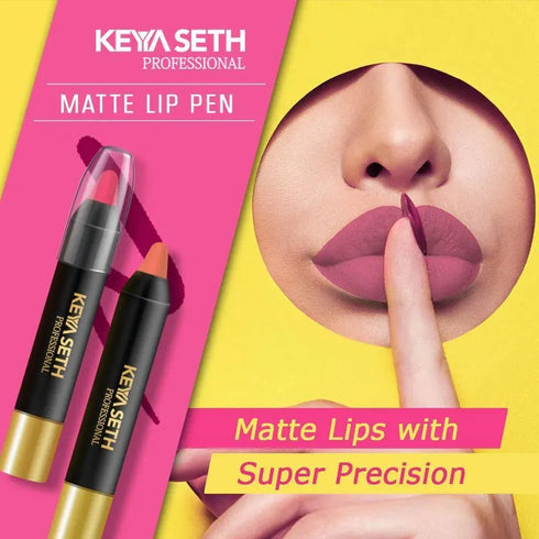 Keya Seth Aromatherapy Light Pink Shade Matte Lip Pen - 08