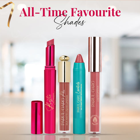 Parul Garg Beauty Office Essentials: Light to medium Lipshade Pack
