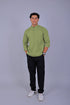 Veshbhoshaa Bluebird Men'S Short Kurta In Light Green - 100% Pure Cotton