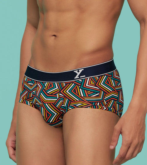 XYXX Linea Modal Briefs Yellow Black Cocktail