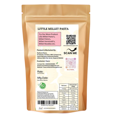 Millet Mania Little Millet Pasta