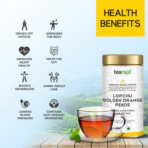Tea Raja - Lopchu Golden Orange Pekoe Darjeeling Leaf Tea