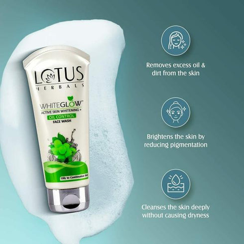 Lotus Whiteglow Skin Brightening Oil Control Facewash