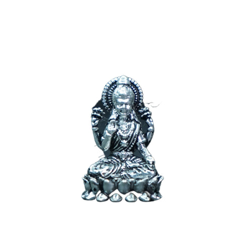 Pure Silver Antique Lotus Laxmi 10.94g By Mahita Collections