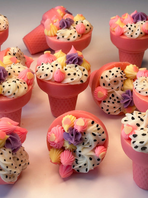 The Sass Bar Love is in the Air Ice-Cream Cone Soap