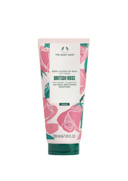 The Body Shop British Rose LotionToMilk