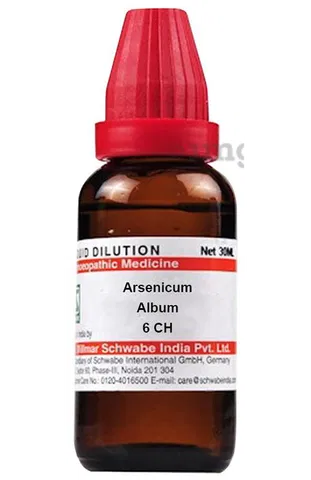 Dr Willmar Schwabe India Arsenicum Album Dilution 6 CH