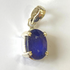 Natural Gemstone Silver Pendant For Men and Women