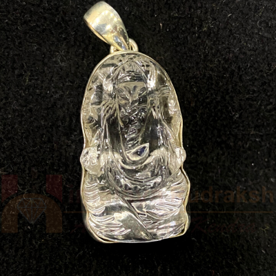 Natural Gemstone Silver Pendant For Men and Women