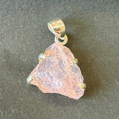 Natural Gemstone Silver Pendant For Men and Women