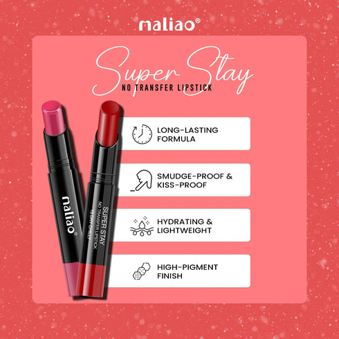 Maliao Super Stay No Transfer Lipstick