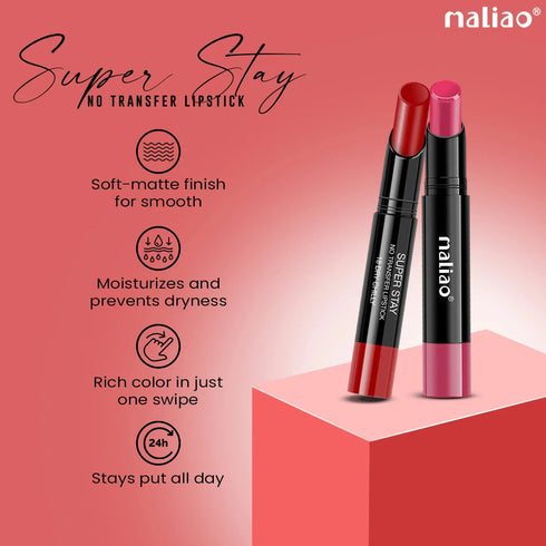 Maliao Super Stay No Transfer Lipstick