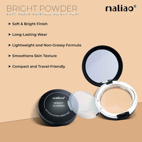 Maliao Bright Powder Crystal Puff Cake