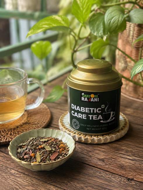 Chatori Rajani Diabetic Care Tea – Herbal Wellness Blend (Green Tea)