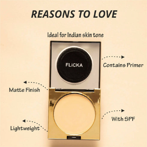 Flicka Cover To Conquer Compact | Caramel