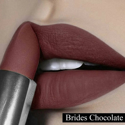 FLiCKA Wear Me Everywhere Creamy Matte Lipstick Brides Chocolate | Brown