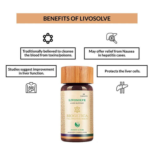 Biogetica Livosolve |Stabilizes Digestive- Liver Enzymes