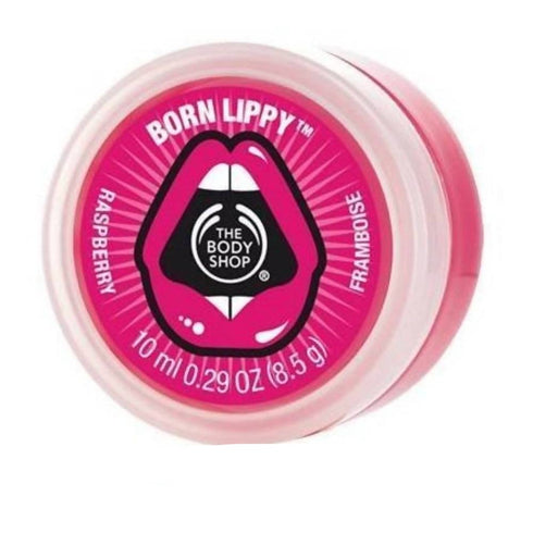 The Body Shop Born Lippy Pot Lip Balm Raspberry