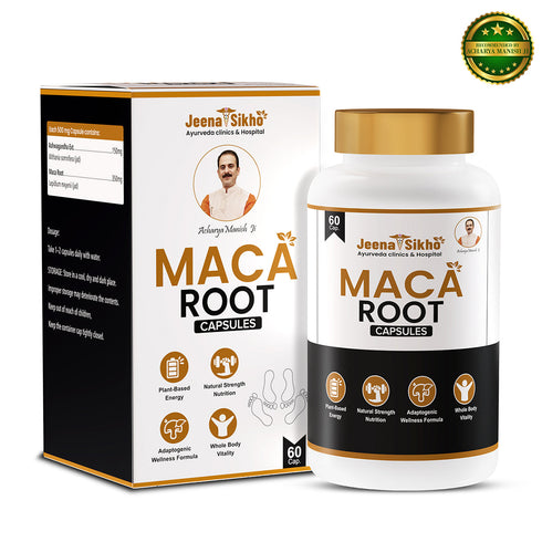 Jeena Sikho Maca Root Capsules Provides Stamina Strength and Daily Wellness