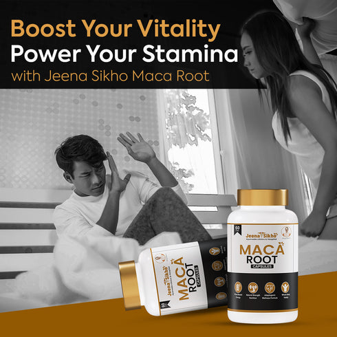 Jeena Sikho Maca Root Capsules Provides Stamina Strength and Daily Wellness