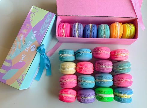 The Sass Bar Macaron Soap Box (Set of 6)