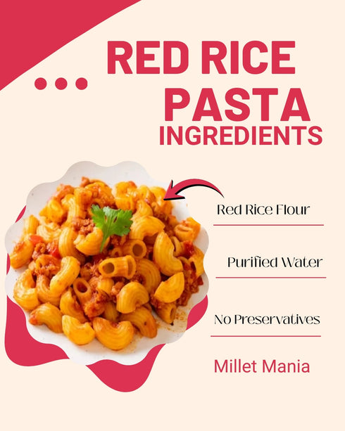 Millet Mania Red Rice Pasta