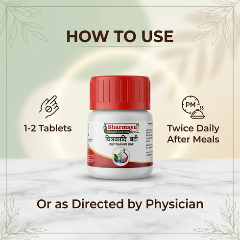 Sharmayu Ayurveda Chitrakadi Bati