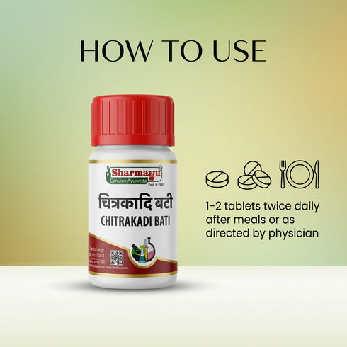 Sharmayu Ayurveda Chitrakadi Bati