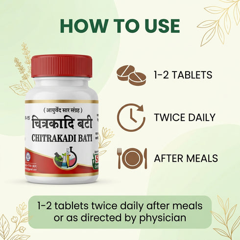 Sharmayu Ayurveda Chitrakadi Bati