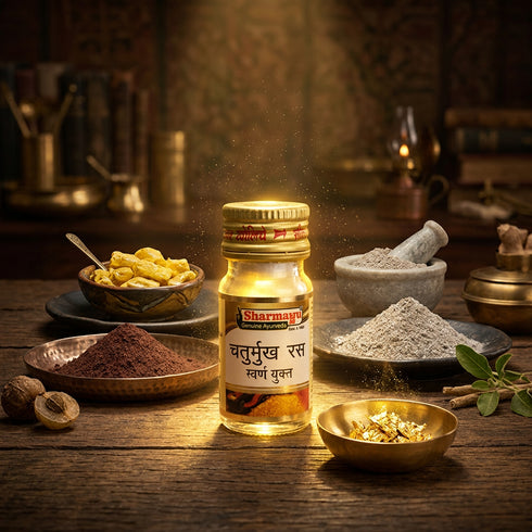 Sharmayu Ayurveda Chaturmukh Ras Swarna Yukt