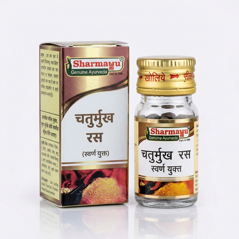 Sharmayu Ayurveda Chaturmukh Ras Swarna Yukt