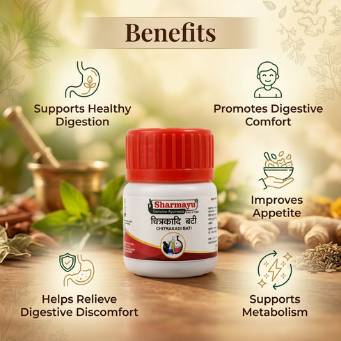 Sharmayu Ayurveda Chitrakadi Bati