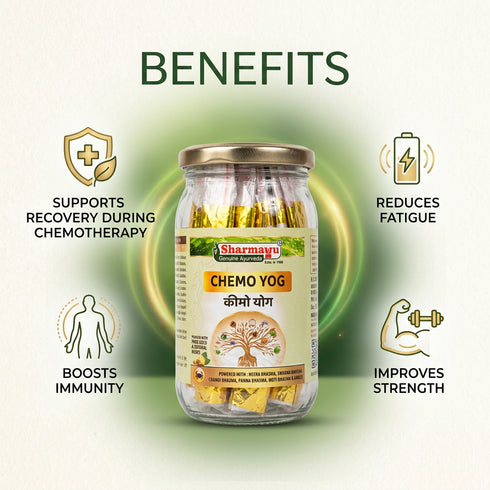 Sharmayu Ayurveda Chemo Yog 60 Pouch
