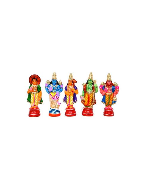 Navarathri Art & Gallery Dashavataram Idol – 10 Inches
