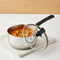 Vinod DONIV Stainless Steel Sandwich Bottom Solitaire Sauce Pan with Glass Lid Induction Friendly Capacity 1.4 Ltr 16cm