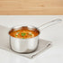 Vinod Claro Heavy Gauge Stainless Steel Hammered Sauce Pan 1.5 mm Capacity 1200 ml