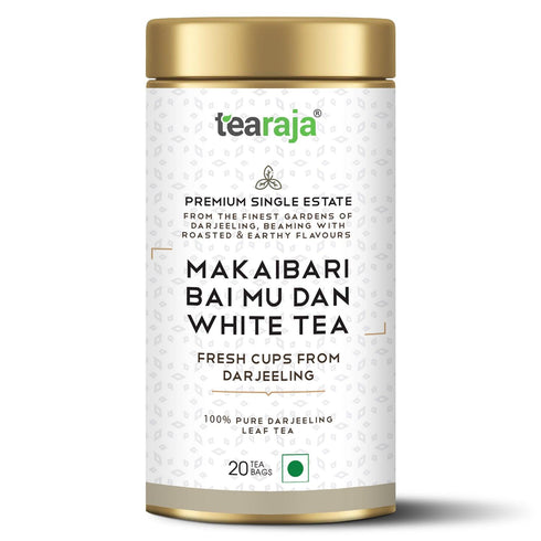 Tea Raja - Makaibari Bai Mu Dan White Tea 20 Tea Bags