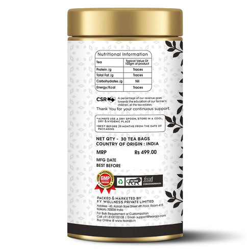 Tea Raja - Makaibari Organic Black Tea 30 Teabags