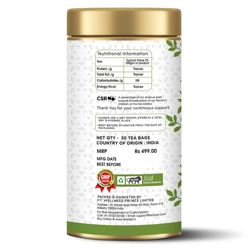 Tea Raja - Makaibari Organic Green Tea 30 Teabags