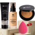 Moraze Cosmetics High Coverage Makeup Kit Foundation Primer Compact Beauty Blender