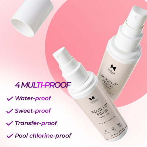 Moraze Cosmetics All Day Ultimate Waterproof Makeup Fixer FREE Beauty Blender