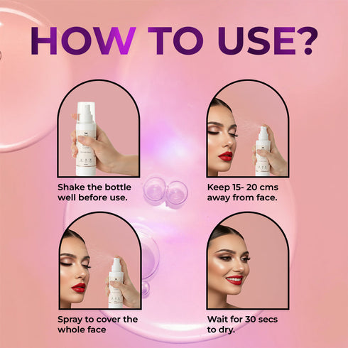 Moraze Cosmetics All Day Ultimate Waterproof Makeup Fixer FREE Beauty Blender