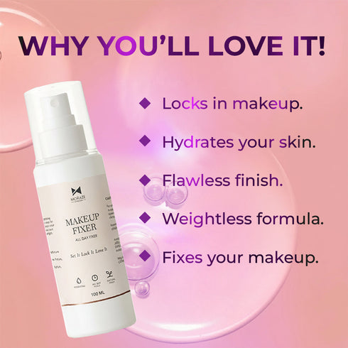 Moraze Cosmetics All Day Ultimate Waterproof Makeup Fixer FREE Beauty Blender