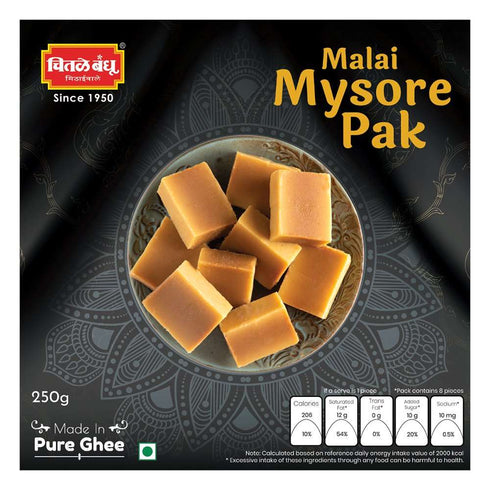 Chitale Bandhu Mithaiwale Malai Mysore Pak