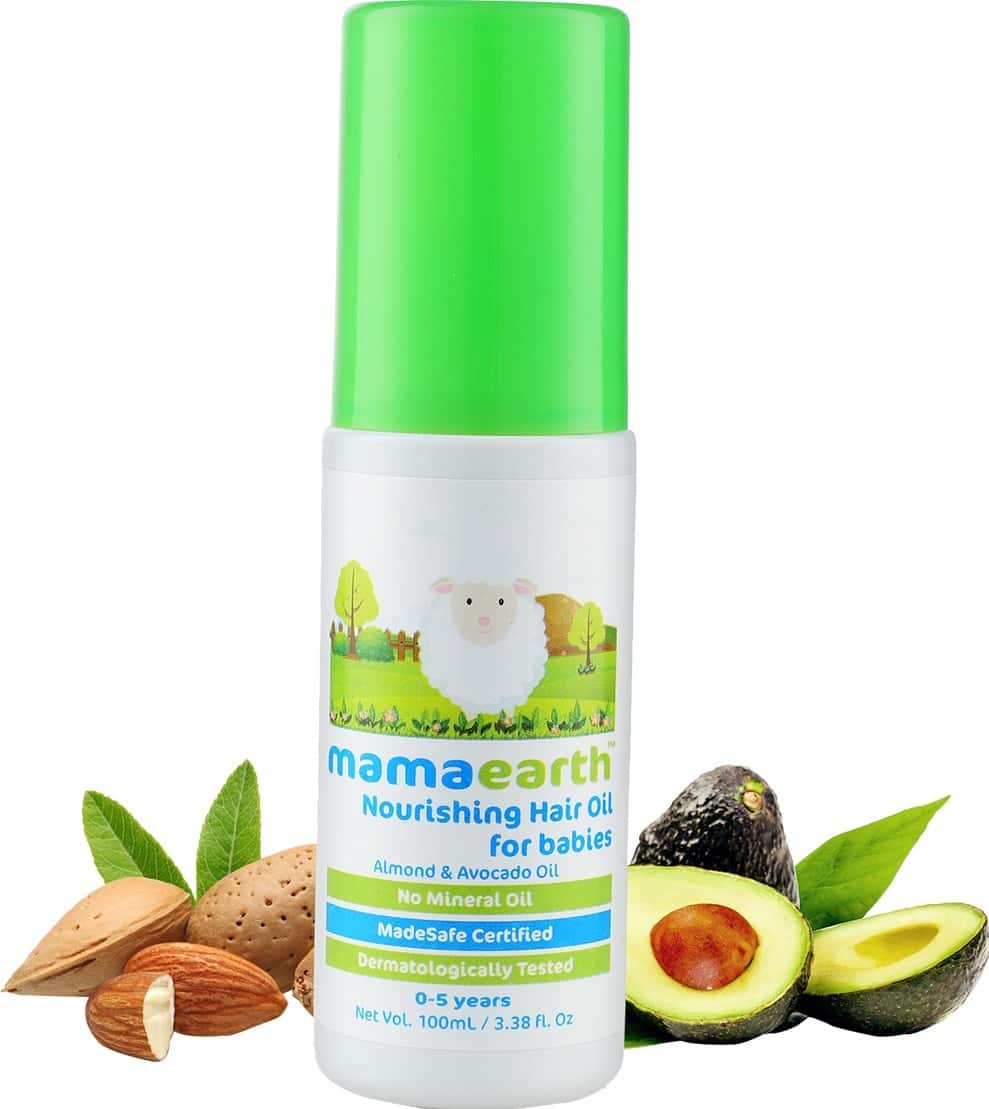 Mamaearth Nourishing Baby Hair Oil PUSHMYCART