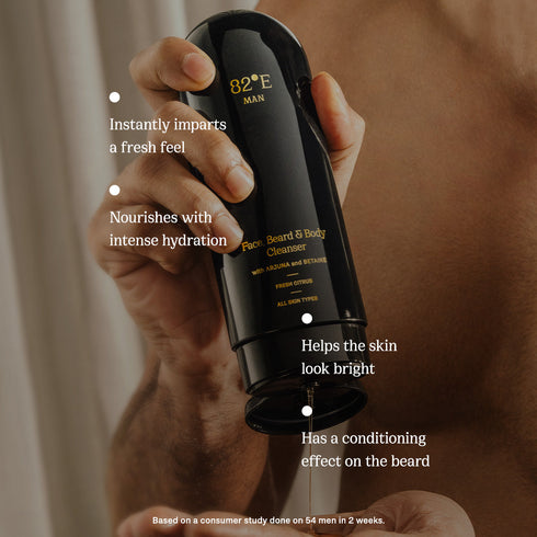82°E Face, Beard and Body Cleanser
