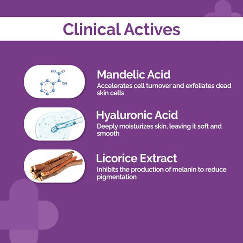 The Derma co 8% Mandelic Acid Face Serum with Hyaluronic Acid & Licorice