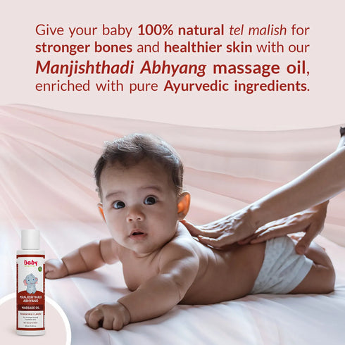 Babyorgano Manjishthadi Abhyang Massage Oil
